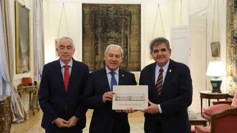Tomé, con el embajador de España en Argentina