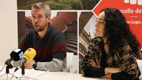 Rubén Arroxo, durante una rueda de prensa