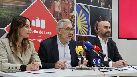 Miguel Fernández, durante una rueda de prensa