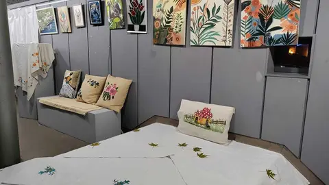 Exposici&oacute;n de los trabajos del Programa de Pintura de Servizos Sociais de Chantada