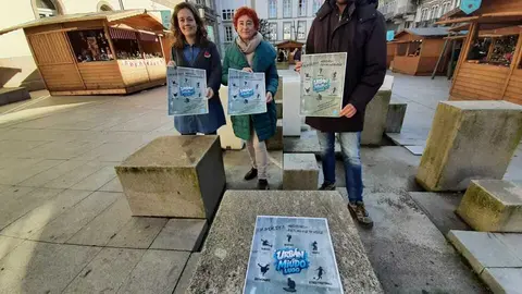 Iria Castro, Maite Ferreiro y Rub&eacute;n Arroxo presentaron el Urb&aacute;n Mi&uacute;do