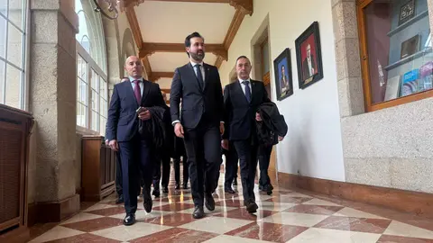 Antonio Ameijide, en un pasillo de la Diputaci&oacute;n