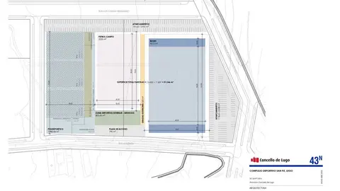 Proyecto del complejo deportivo de Sanfiz