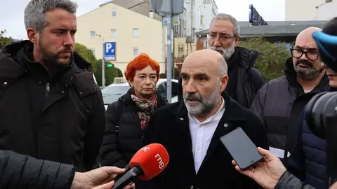 N&eacute;stor Rego, durante una comparecencia ante los medios en Lugo