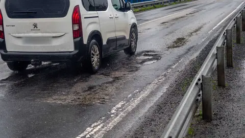 N-540 mal estado, baches.
PRADERO