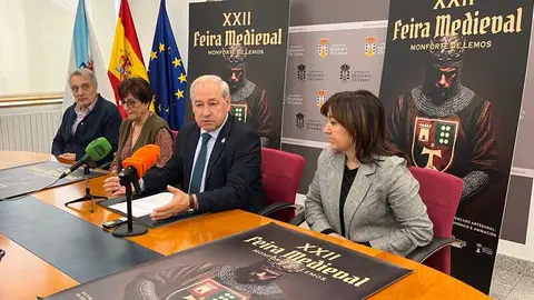 Acto de presentaci&oacute;n del cartel de la Feira Medieval de Monforte