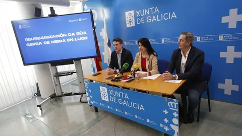 Mar&iacute;a Mart&iacute;nez Allegue, en la presentaci&oacute;n de la rehabilitaci&oacute;n de la R&uacute;a Serra de Meira
