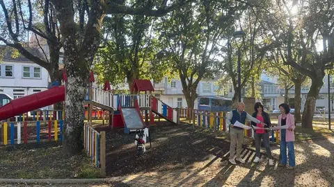 Santos, en uno de los espacios que ser&aacute; renovado en Friol