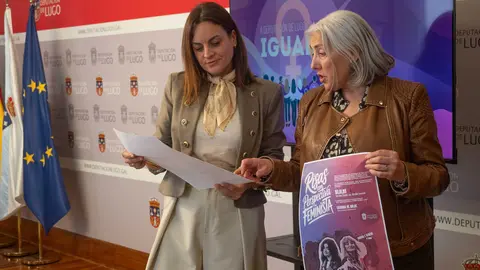 09042026_Carmela L&oacute;pez, Presidenta de la Diputaci&oacute;n, y Marisol Morandeira, Deputada de Muller e igualdade. PRADERO