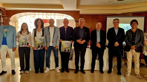 Foto familia Olimpiadas do Envellecemento Saudable de Chantada