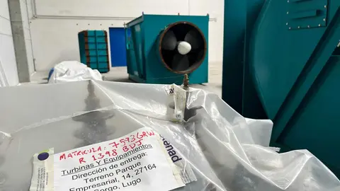 Nave de O Corgo en la que el Concello de Lugo guarda materiales, seg&uacute;n el PP