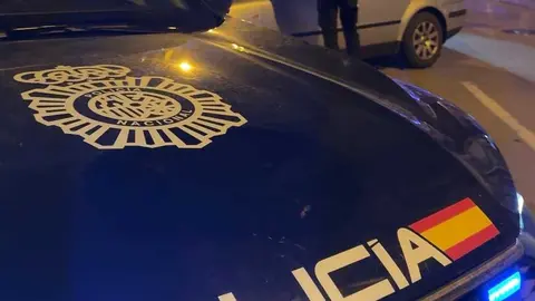 Una patrulla de la Polic&iacute;a Nacional. Pradero