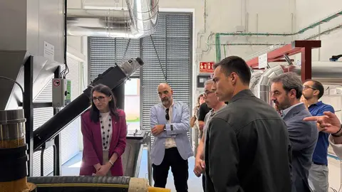 Rosa Crujeiras, en la inauguraci&oacute;n de la red de biomasa del Campus Terra