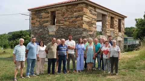 230626 Supervisi&oacute;n traballos na parroquia de Meixonfr&iacute;o, en Taboada
