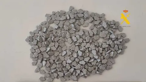 Pastillas de &eacute;xtasis intervenidas por la Guardia Civil en O P&aacute;ramo