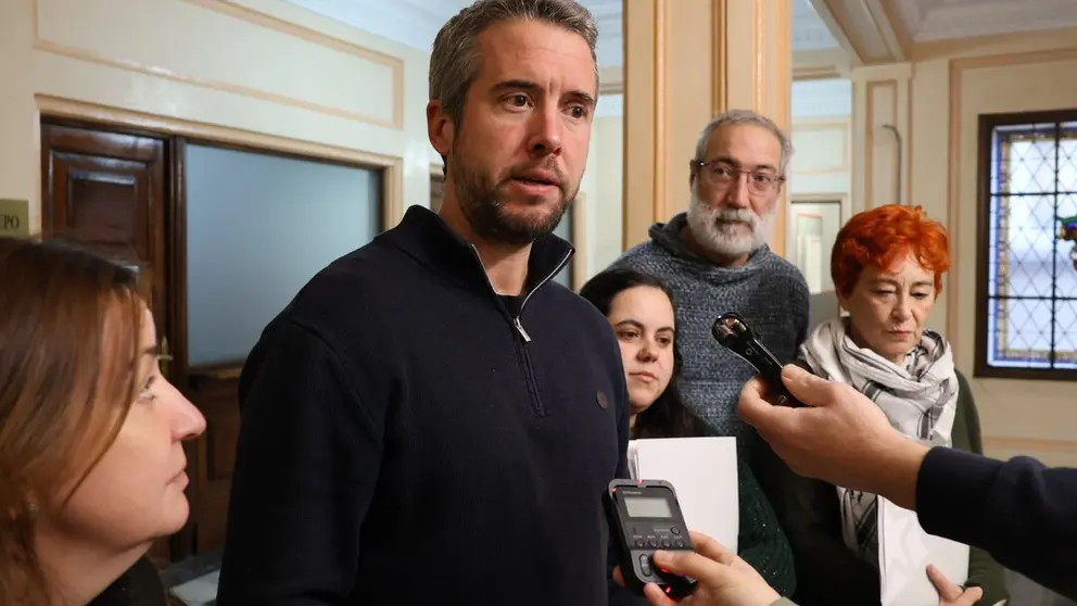 Rub&eacute;n Arroxo, en la Casa do Concello