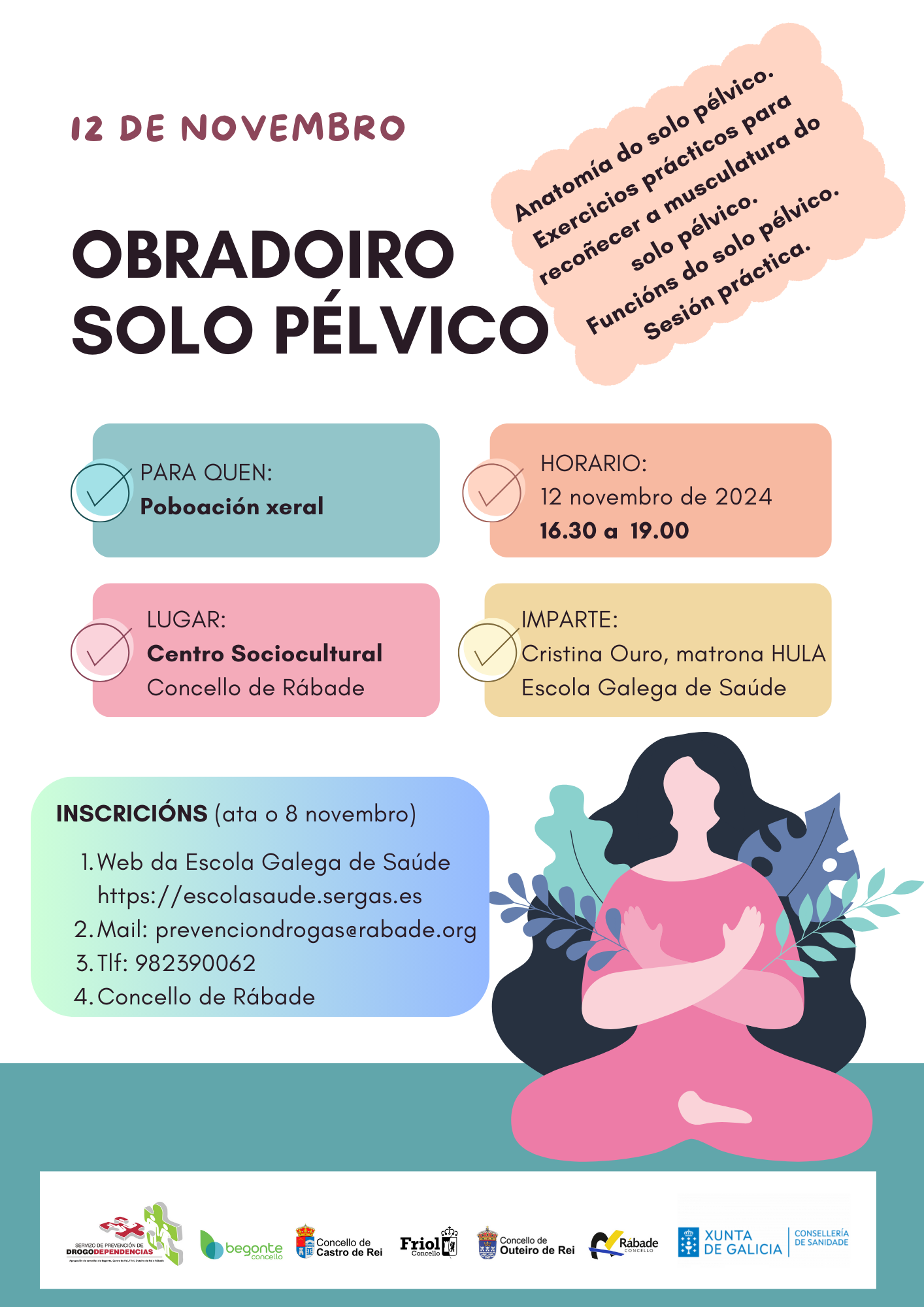 Cartel solo pélvico Rábade