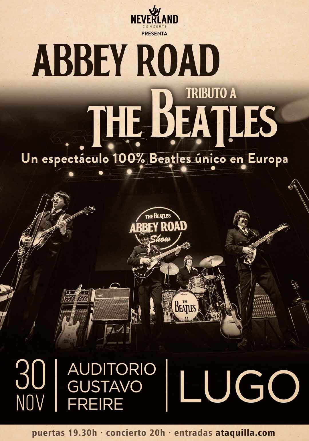 CARTEL ABBEY ROAD EN LUGO (30-11-24)