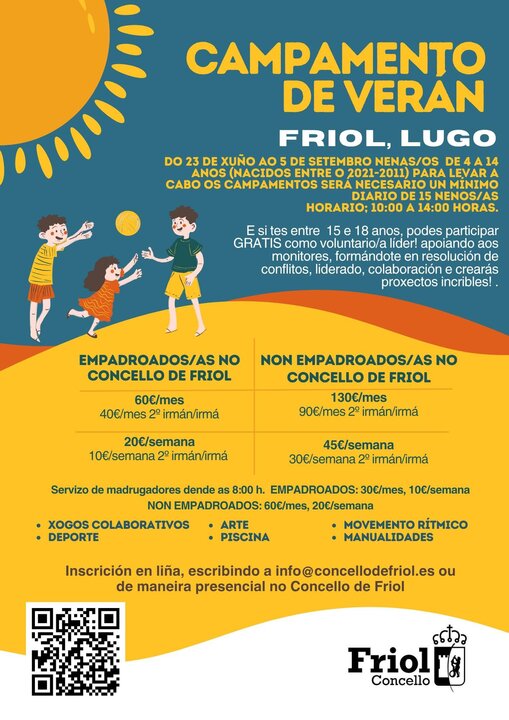 Campamentos de verán de Friol
