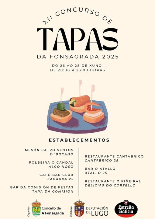 Concurso de tapas da Fonsagrada