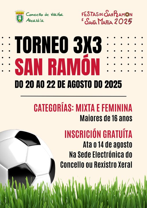 Cartel Torneo San Ramón 3x3