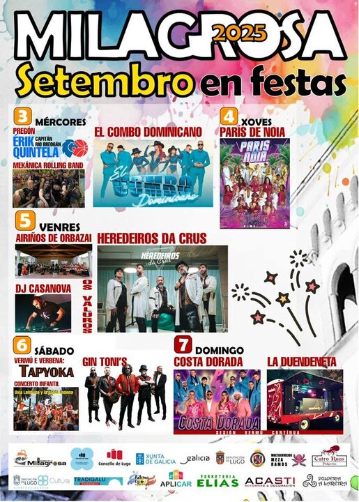 Cartel de las Fiestas de la Milagrosa