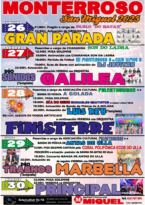 FESTAS MONTERROSO