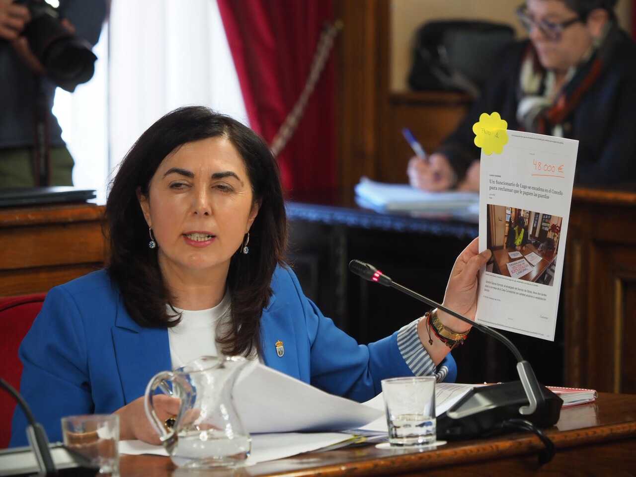 Elena Candia explicó los motivos para llevar a cabo la moción de censura. Pradero